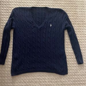 Slouchy v neck sweater